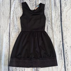 Vintage Havana Black Girls Dress Medium